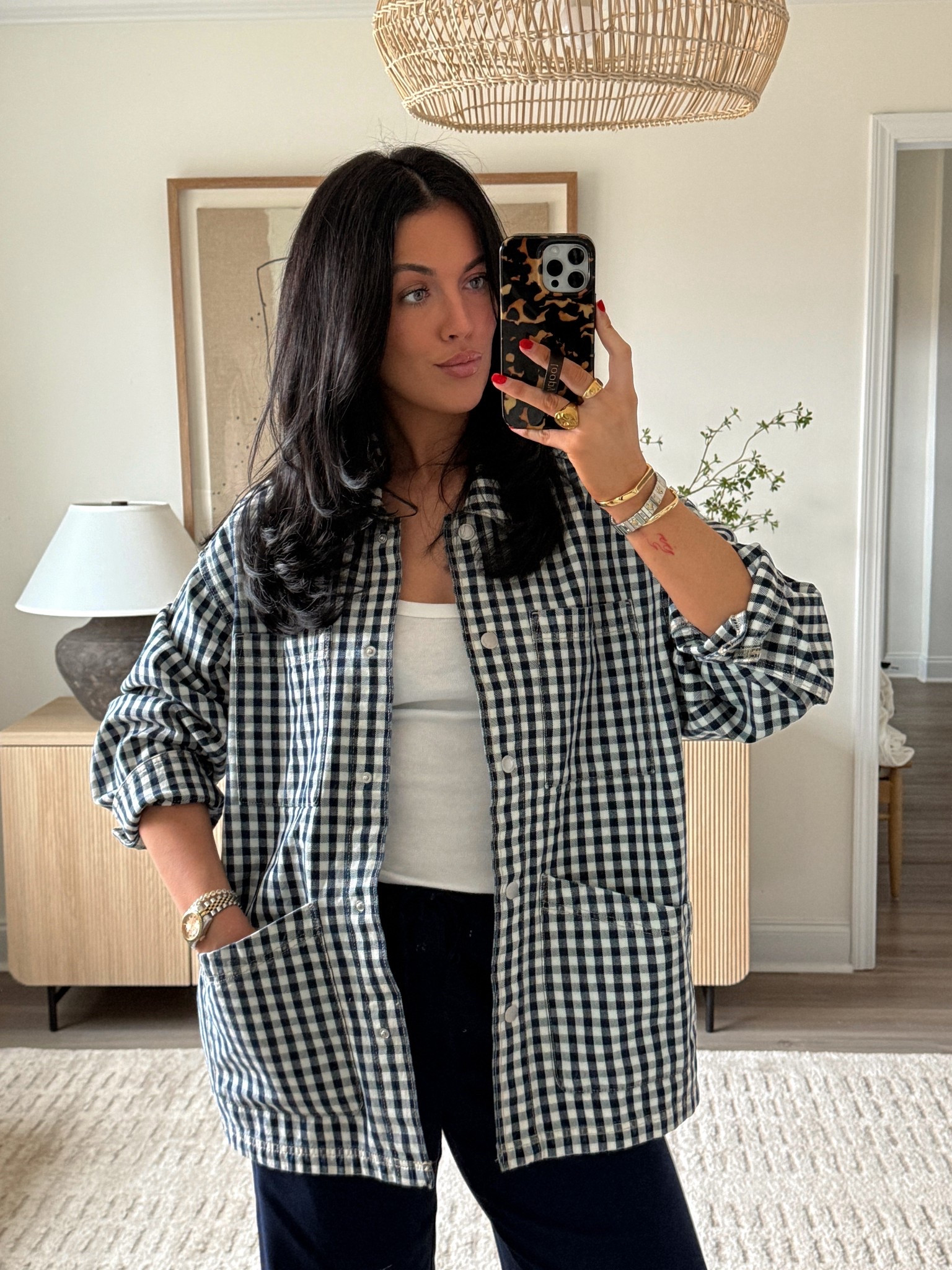 Target came out with the cutest gingham denim jacket and I’m OBSESSED! So many ways to style 🤌🏼

New target
New at target
Spring fashion￼
Spring finds 
New target spring 
Target try on

#LTKSeasonal