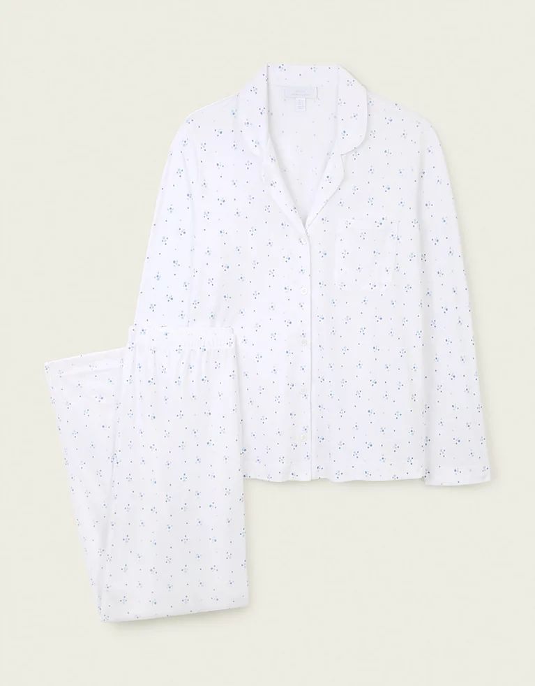 Jersey Ditsy Floral Classic Pyjama Set | The White Company (UK)
