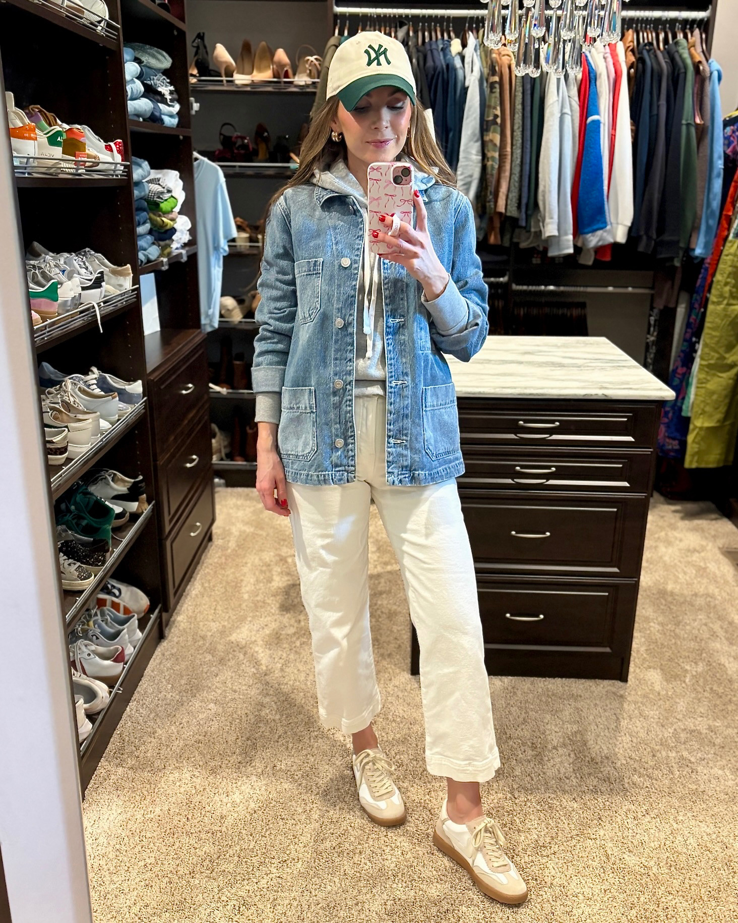 Obsessed with this @quince jacket — the perfect easy layering piece for spring! Lightweight, versatile, and so good with any outfit. 

 #LTKSeasonal #LTKFindsUnder100 #LTKStyleTip