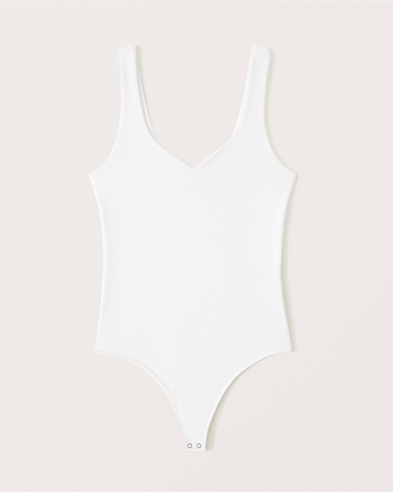 Double-Layered Seamless Sweetheart Bodysuit | Abercrombie & Fitch (US)