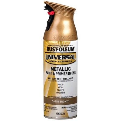 Rust-Oleum 11oz Universal Metallic Spray Paint Bronze | Target