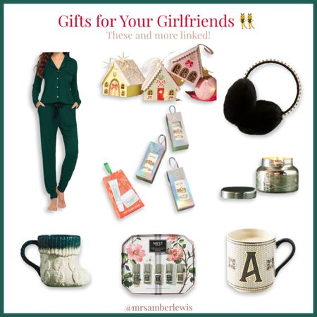 Gifts for her, friends edit! Mini Capri blue volcano candles are only $16! Split sets up and gift to multiple friends! These pjs are so chic, and SO comfy! 

#LTKbeauty #LTKHoliday #LTKSeasonal