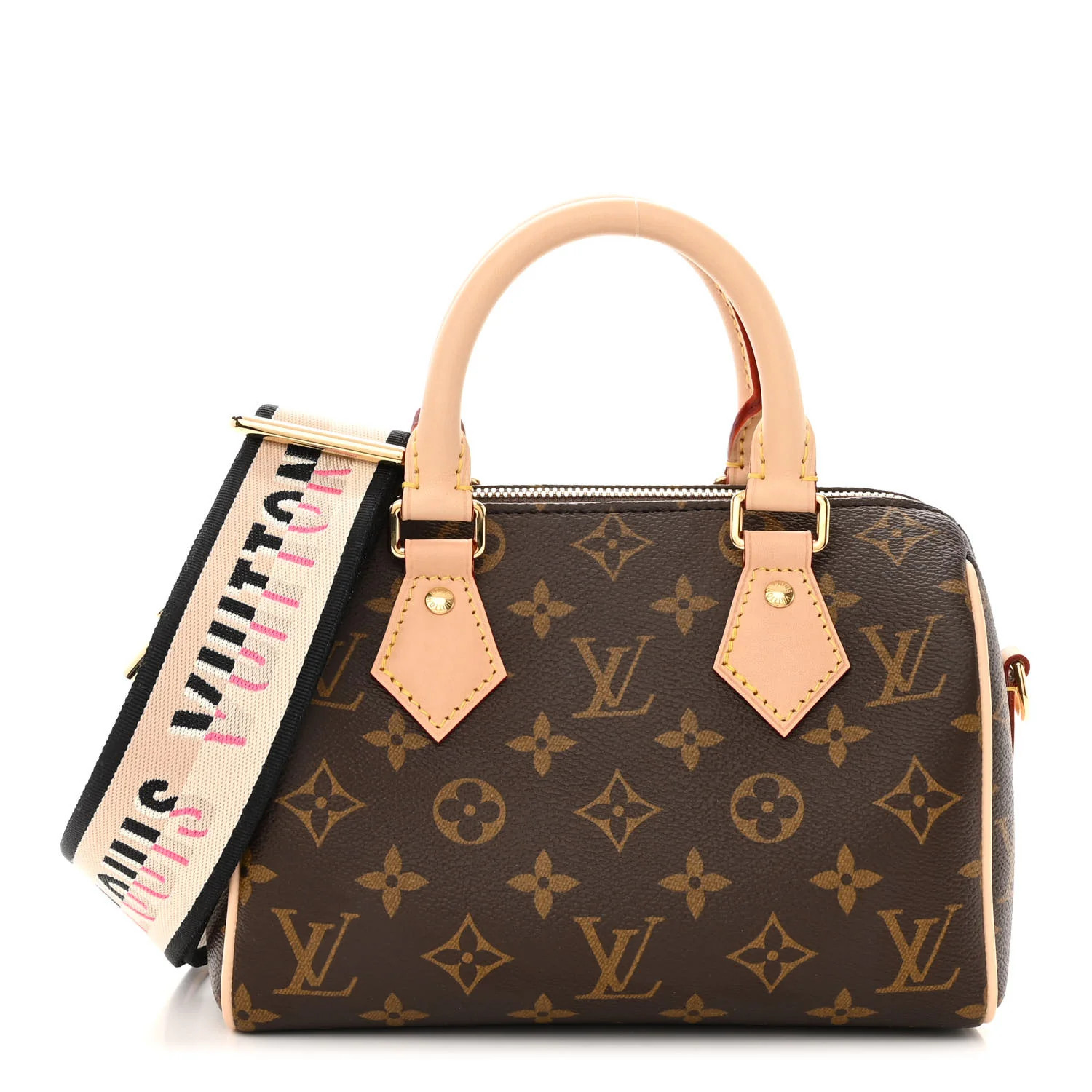 Monogram Speedy Bandouliere 20 Black | FASHIONPHILE (US)