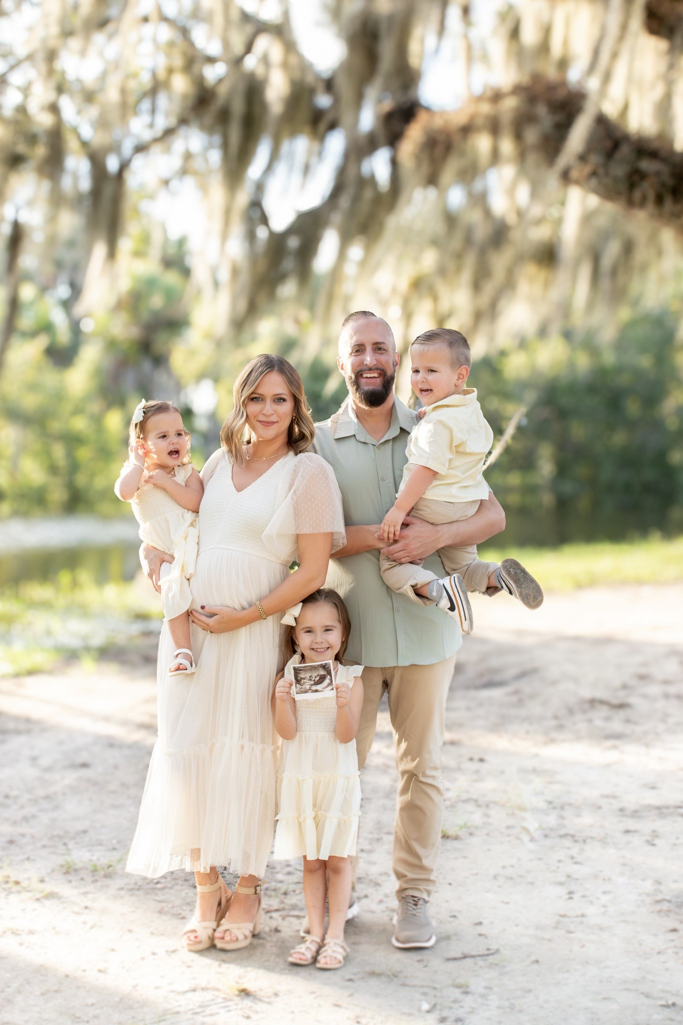 Announcement photo outfits! 
Wearing size small in bump dress 

#LTKBaby #LTKFamily #LTKStyleTip