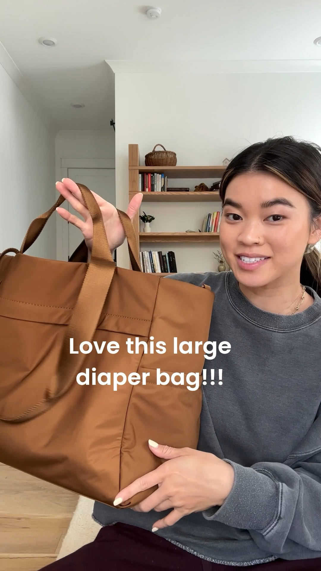 Love this diaper bag!! It’s so big and the changing pad/diaper holder is removable for quick diaper changes!! 

#LTKBump #LTKBaby #LTKTravel