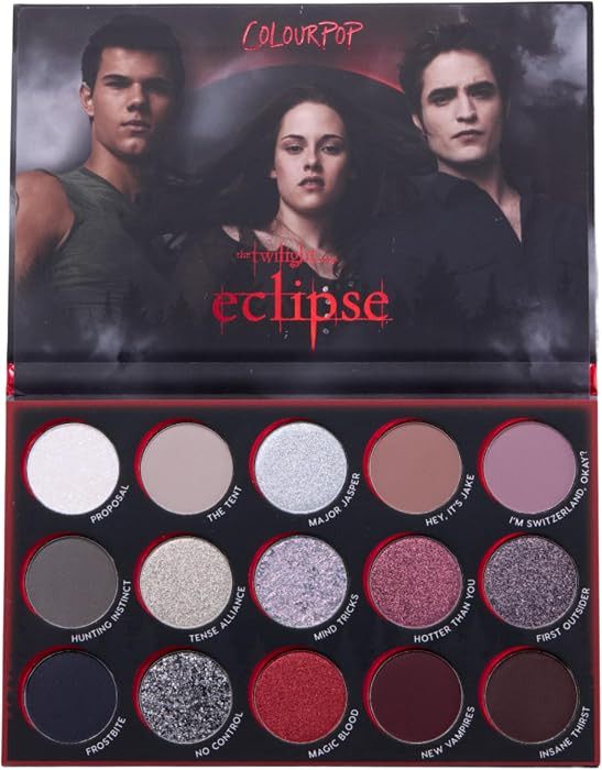 ColourPop x The Twilight Saga Eclipse Eyeshadow Palette - Limited Edition 15-Shade Matte, Metalli... | Amazon (US)
