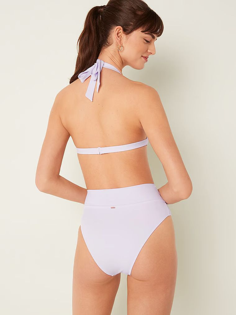 V Crossover High-Waist Bikini Bottom | Victoria's Secret (US / CA )