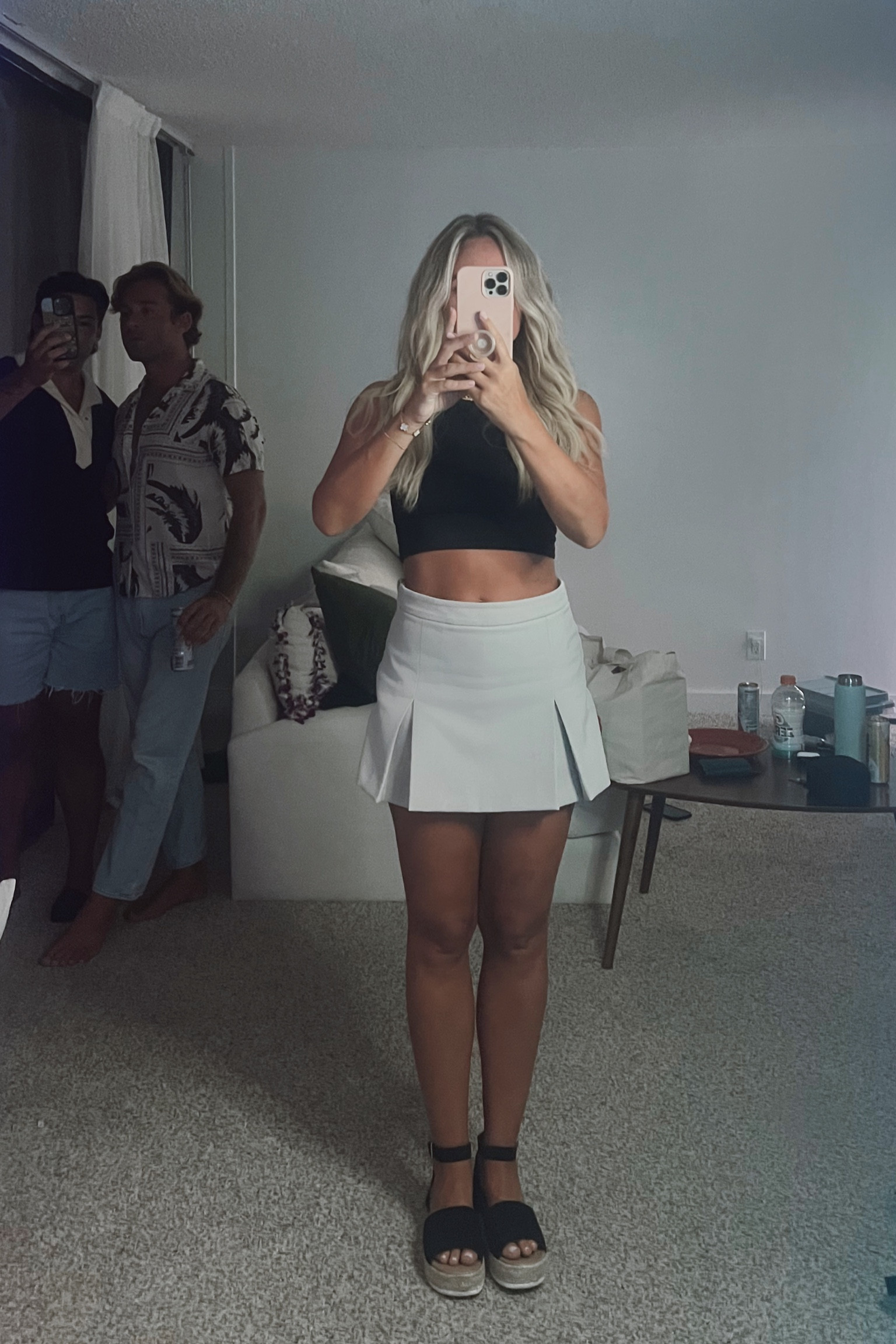 Size 4 skort !
Shoes size 8 (tts)
#ltkit #ltk #dynamite #skort #skirt #vacationoutfit #curlingiron #curls 

#LTKSaleAlert #LTKU #LTKBacktoSchool