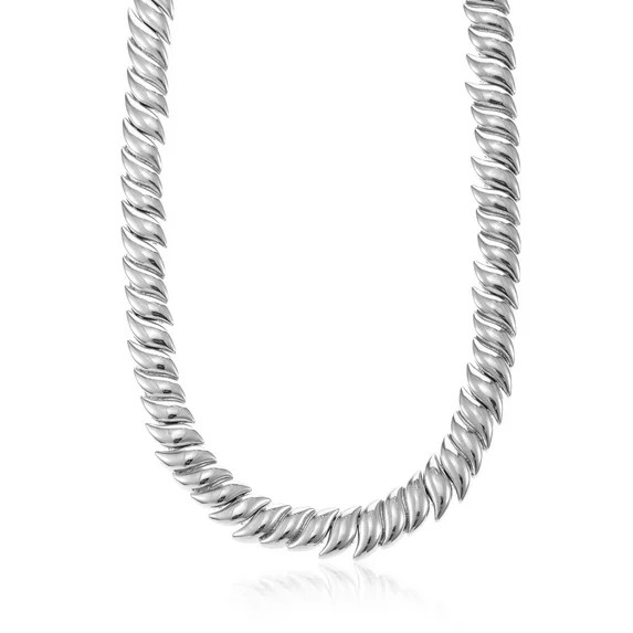 Time and Tru Silvertone Necklace, 1 Piece | Walmart (US)