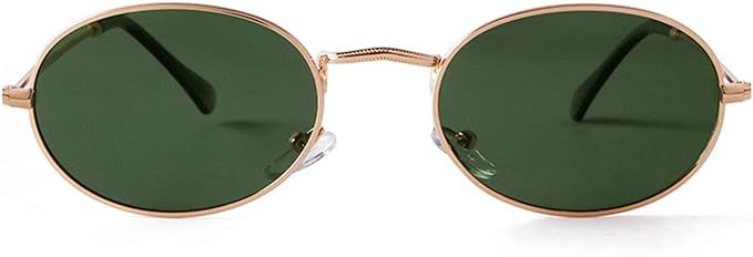 GIFIORE Oval Sunglasses Vintage Retro 90s Sunglasses Trendy Designer Glasses for Women Men | Amazon (US)