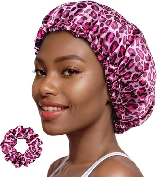 PARISBELLA Reversible Silk Satin Bonnet for Sleeping, Adjustable Silk Sleep Cap, Silk Hair Wrap | Amazon (CA)
