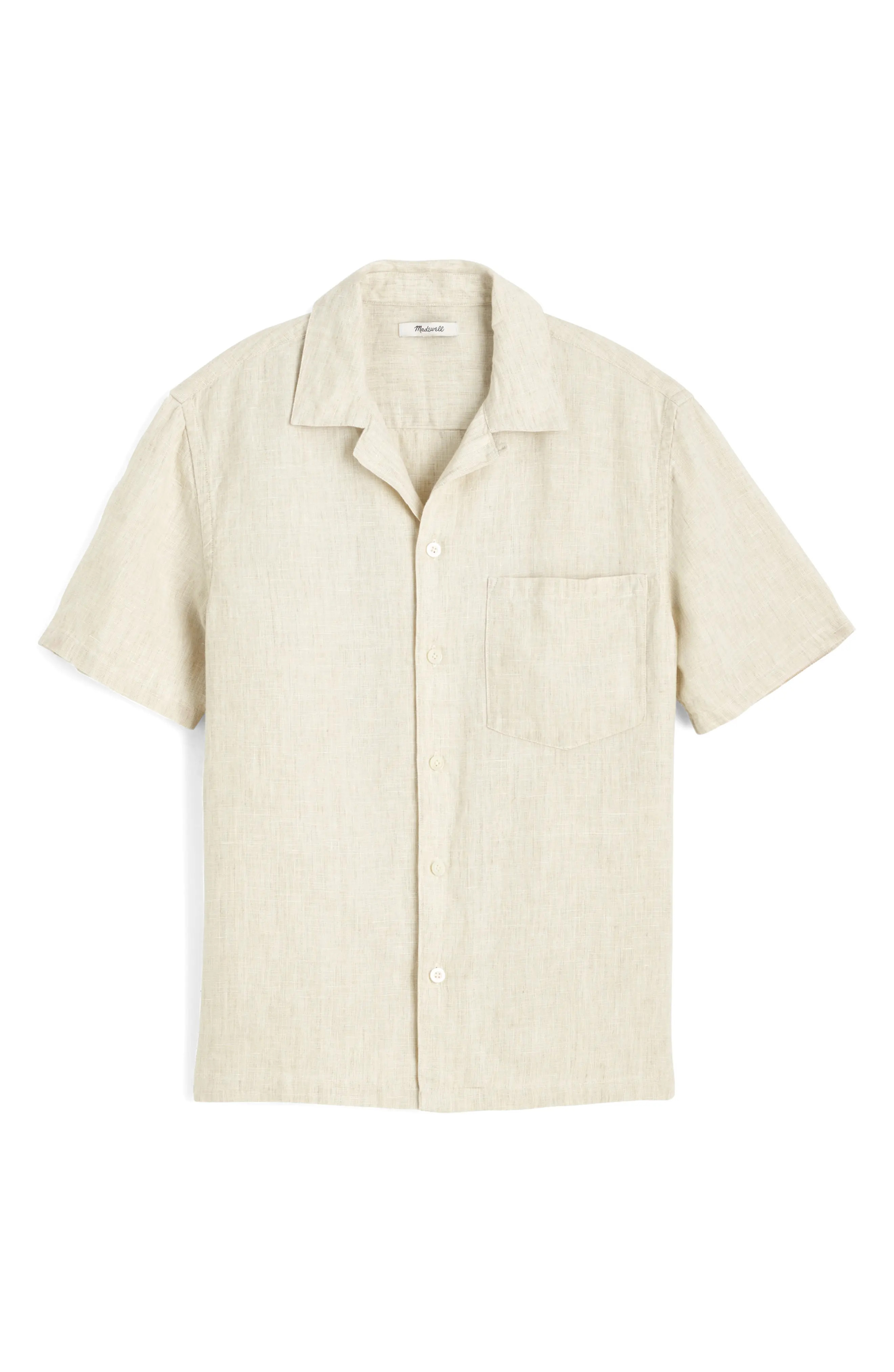 Linen Camp Shirt (Men) | Nordstrom | Nordstrom