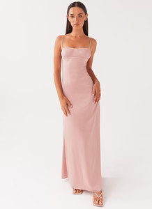 Ella Bustier Maxi Dress - Mauve | Peppermayo (Global)