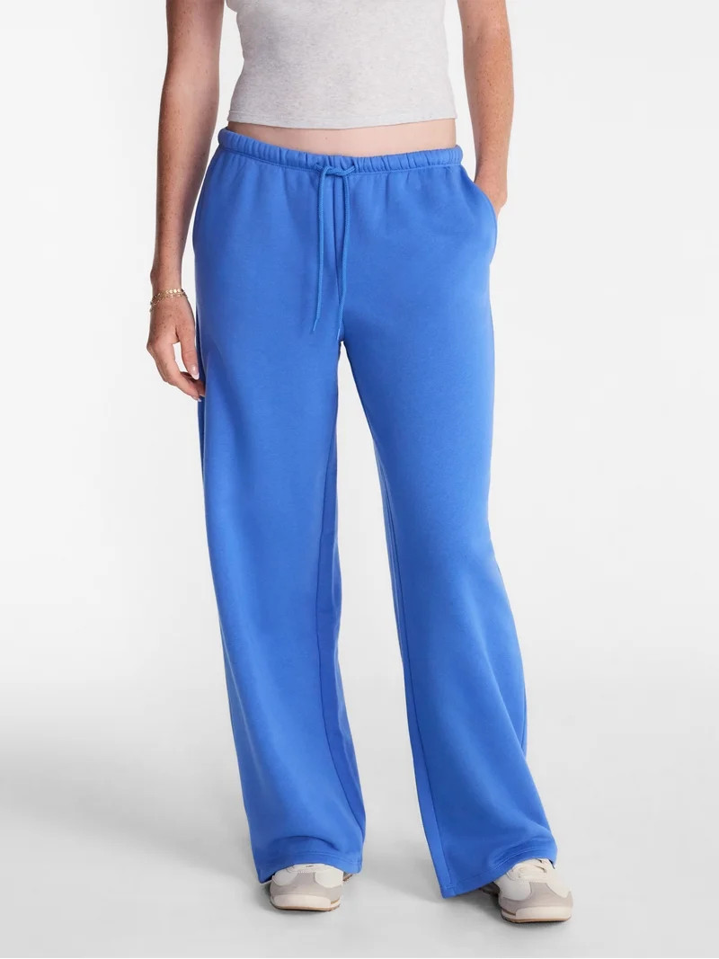 No Boundaries Mini Waist Fleece Pants, 30'' Inseam, Women\u2019s XXS-XXL | Walmart (US)