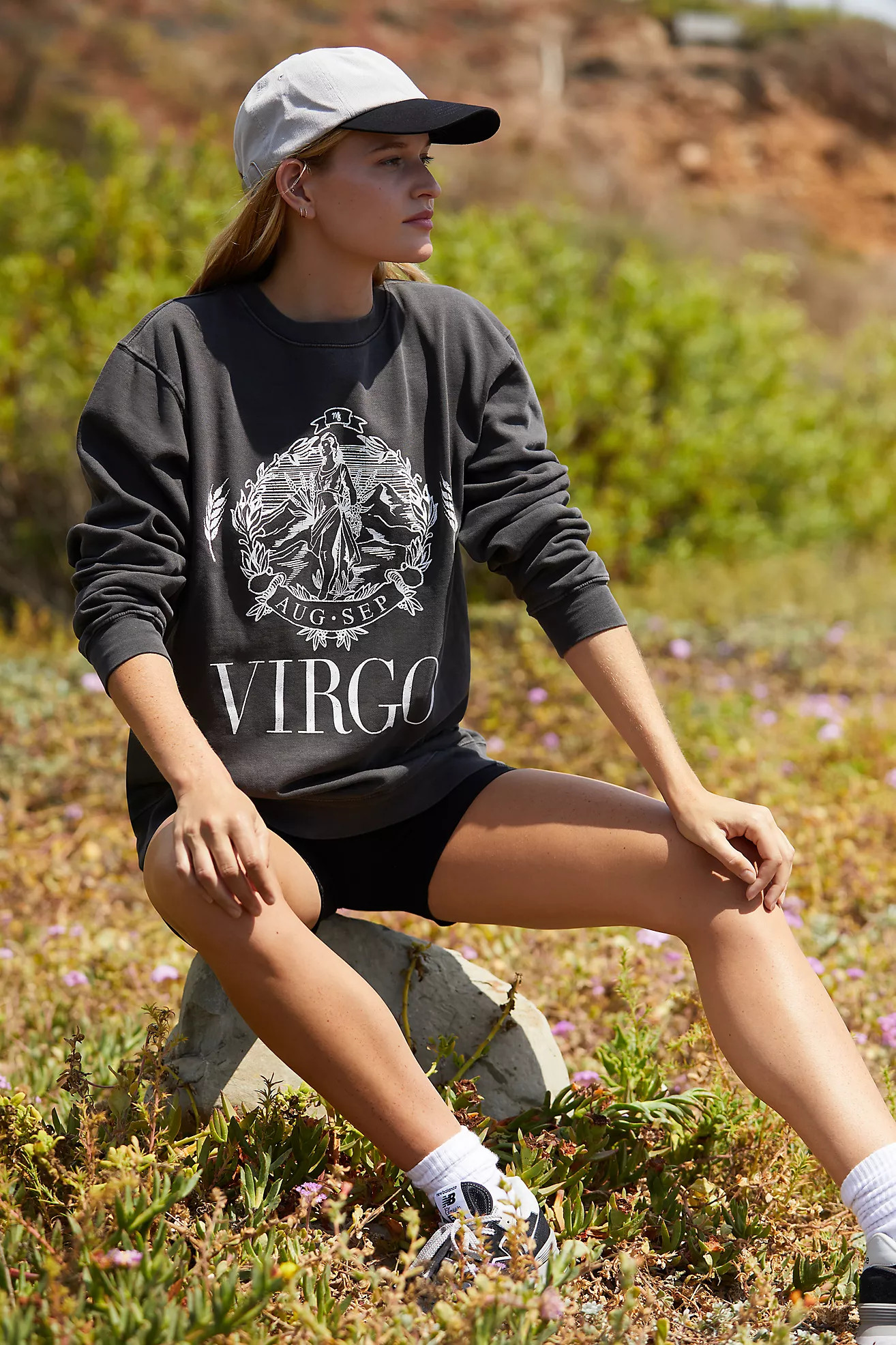Girl Dangerous x Anthropologie Zodiac Collegiate Sweatshirt | Anthropologie (US)