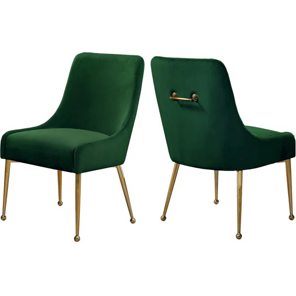 Rickyah Velvet Side Chair (Set of 2) | Wayfair North America