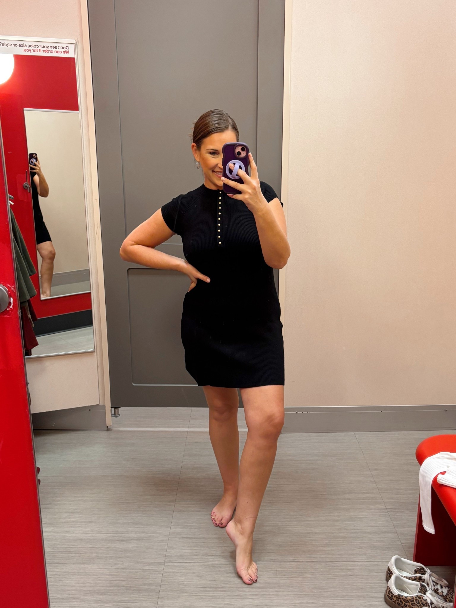 Sweater dress- soft & comfy! Wearing a small but need a mediblack

#LTKCyberWeek #LTKStyleTip #LTKMidsize