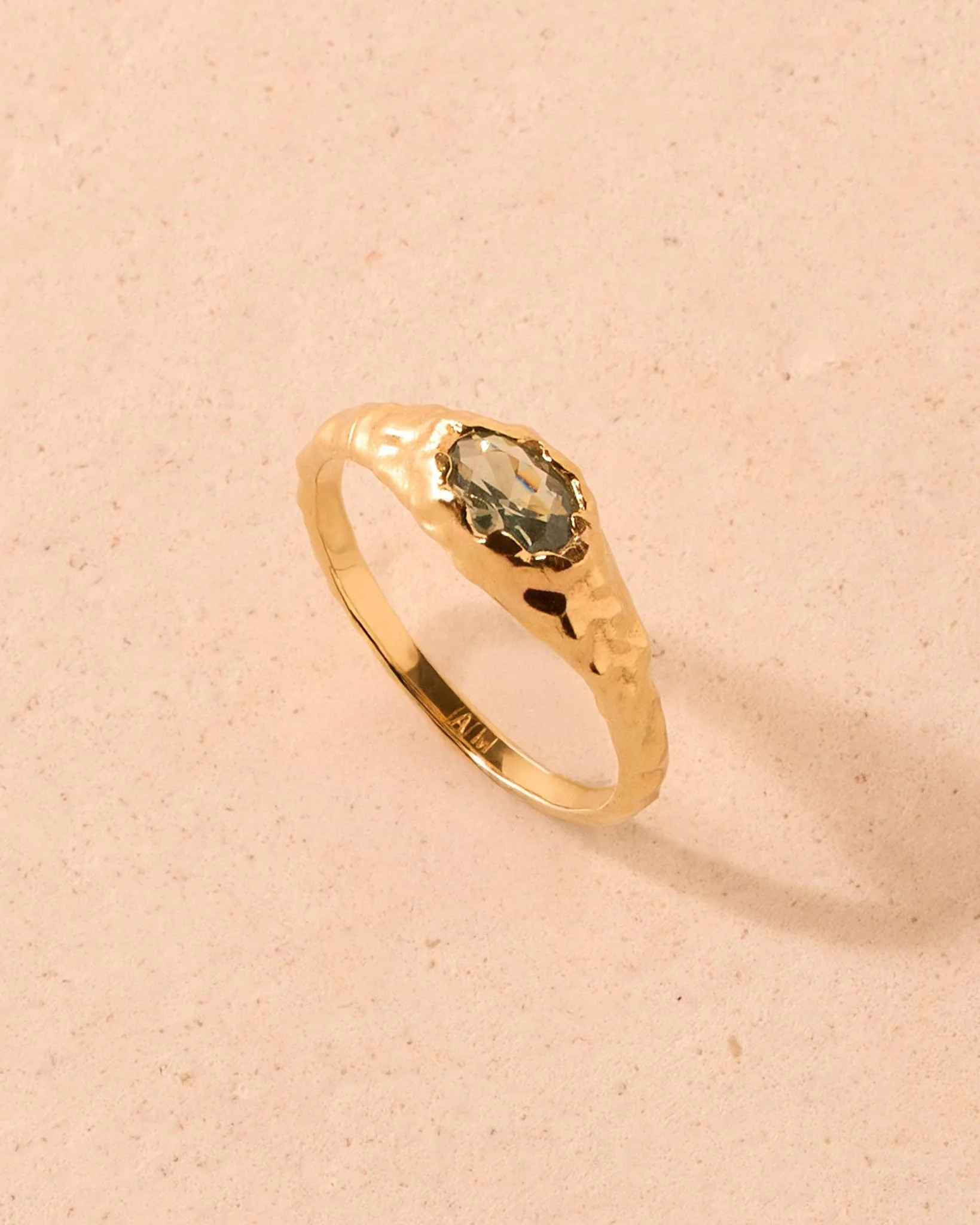 Maria Mini Celadon Ring | Agapée (US)