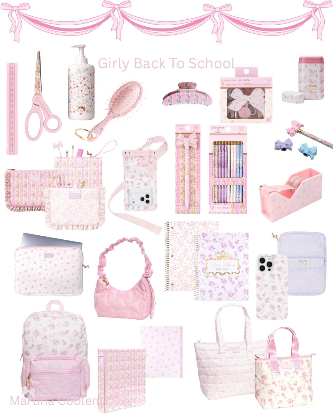 Love shack fancy collabs. Girly back to school items 


•collage •high school •back to school •love shack fancy •for her •coquette •bows •floral

#LTKKids #LTKselfcare #LTKTravel