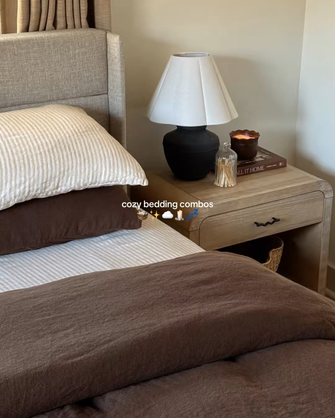 cozy bedding combos ☁️ 


Linen bedding, neutral bedding, quince, quince bedding, cozy bedding, fluffy bedding, bedroom 