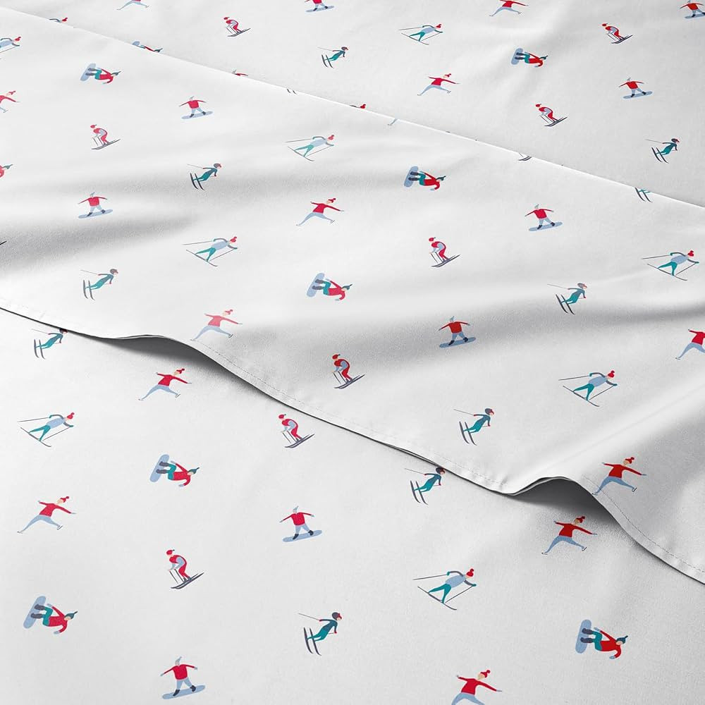 Twin Christmas Sheets - 3 Piece Deep Pocket Christmas Sheet Set - Soft & Wrinkle Free - Easy Care... | Amazon (US)