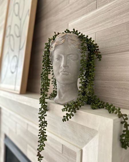 My favorite planter with faux plants 

Anthro, bust planter, faux pearl plant

#LTKhome #LTKFind #LTKunder50