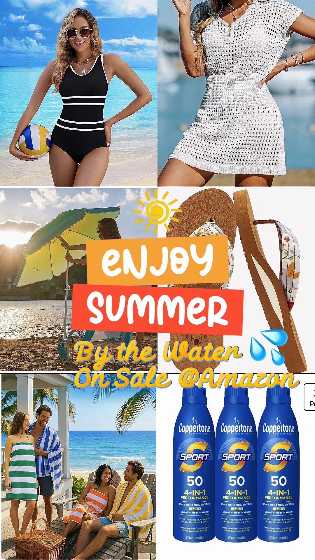 Are you ready to spend some time by the water this summer? Whether you are headed to the lake, beach or pool, everything you need is on Sale now for Amazon’s Prime Day Sale. Beach Vacation Essential. Swim Suits. Cover Ups.

#LTKOver40 #LTKSaleAlert #LTKSwim