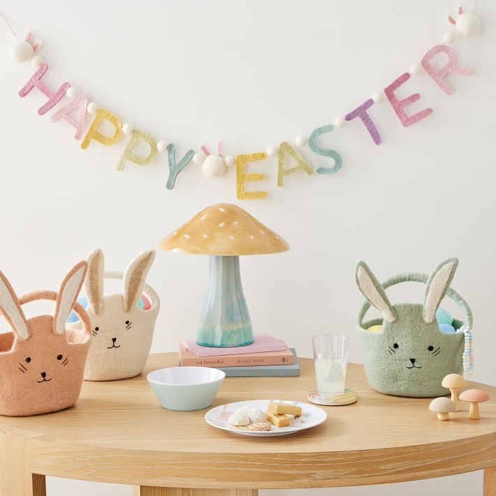 Modern Felt Wool Easter Garland | West Elm (US)