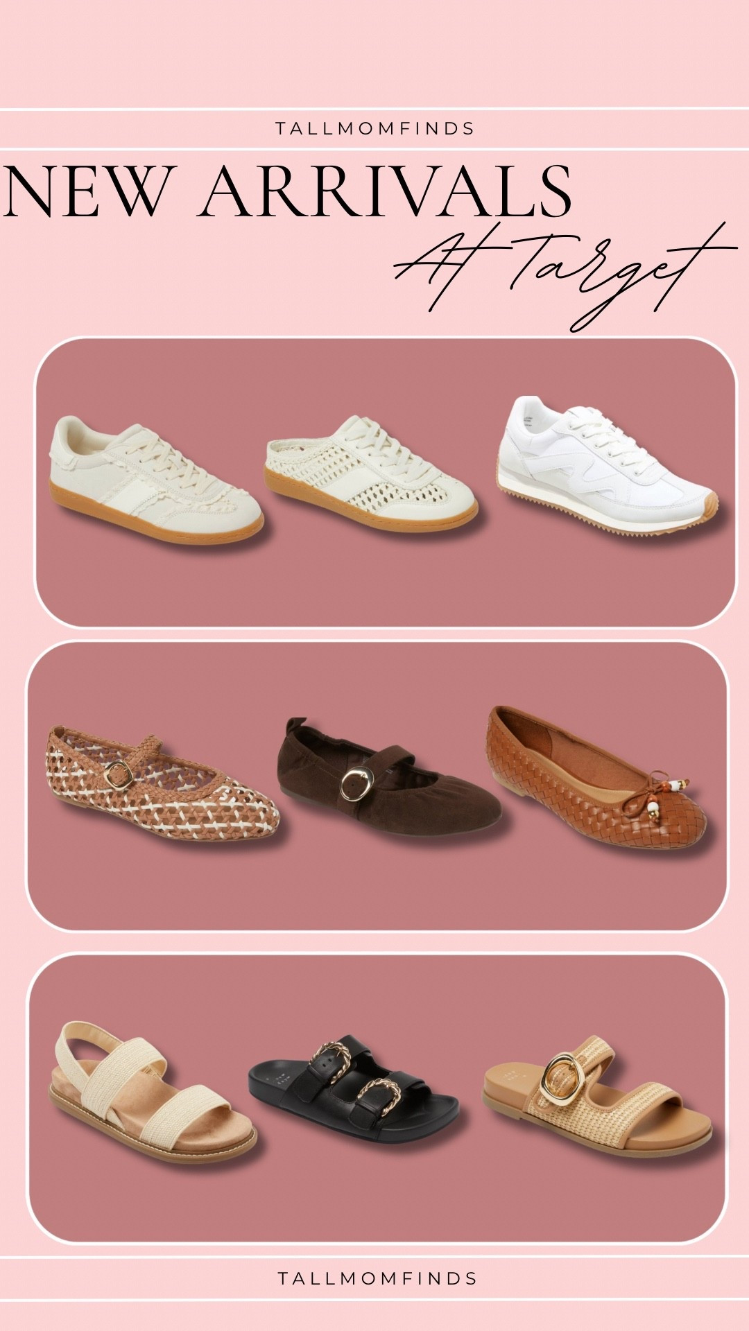 New spring shoes just dropped at Target. 

Fresh styles, easy neutrals, and the kind of pairs you’ll reach for all season: casual days, dressed-up plans, and everything in between.

#LTKSeasonal #LTKTall