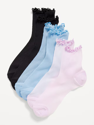 Sheer Crew Sock 3-Pack for Women | Old Navy (US)