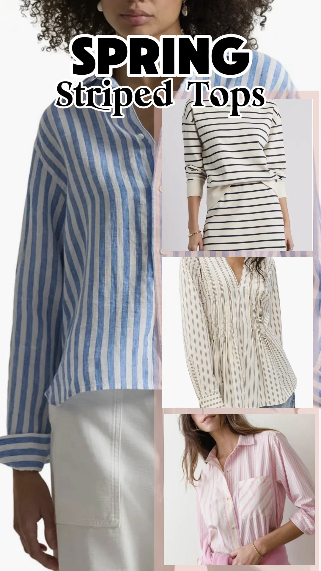 Spring is just around the corner! Add a fun striped Top to your wardrobe, wear as a base layer now, a stand Ali voice in warmer temperatures. These finds are excellent for spring travels as well. Spring Break 

#LTKTravel #LTKOver40 #LTKSeasonal