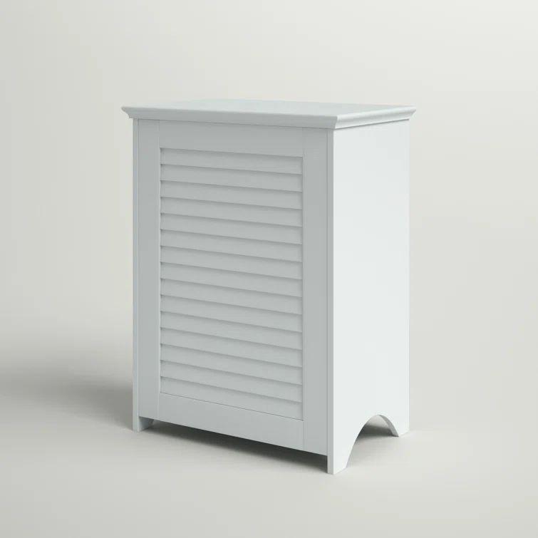 Louvered Front Cabinet Laundry Hamper | Wayfair Professional