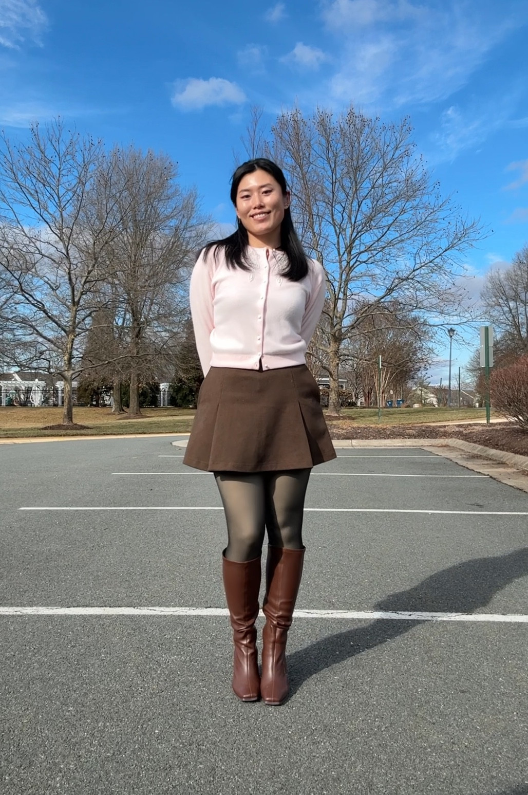Valentine’s Day outfit! pink button up sweater cardigan 

#LTKStyleTip #LTKSeasonal