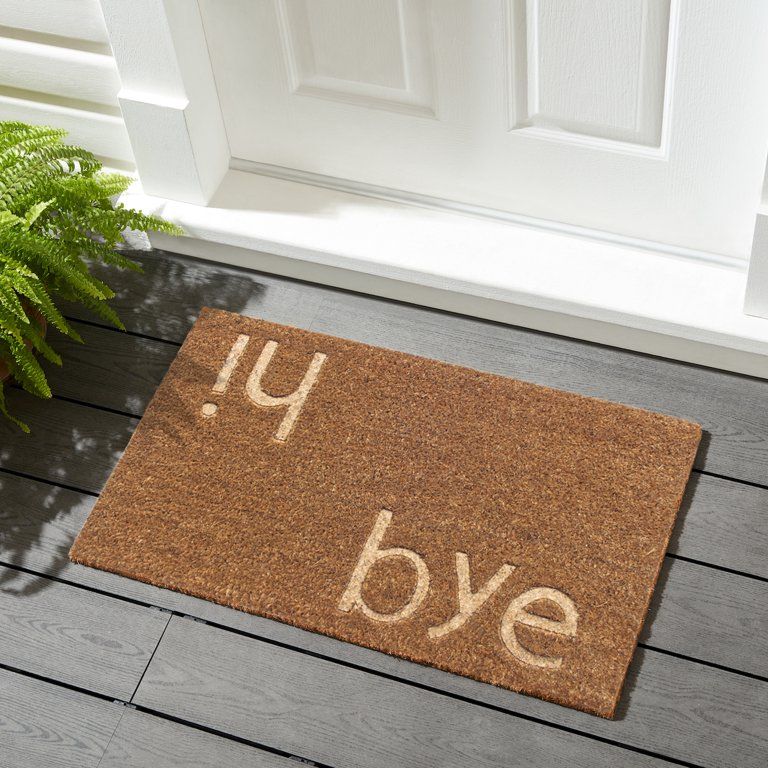 Mainstays Indoor and Outdoor Hi Bye Doormat - 1 Piece | Walmart (US)