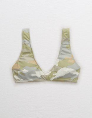 Aerie Wide Strap Plunge Bikini Top | American Eagle Outfitters (US & CA)