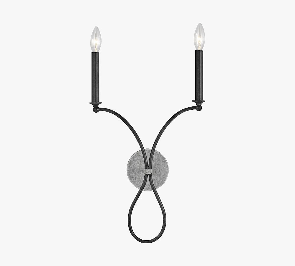 Bernardus Metal 2-Light Sconce | Pottery Barn (US)