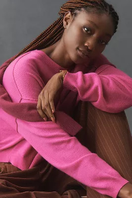 The Alani Cashmere Sweater by Pilcro: Cropped Crew-Neck Edition | Anthropologie (US)