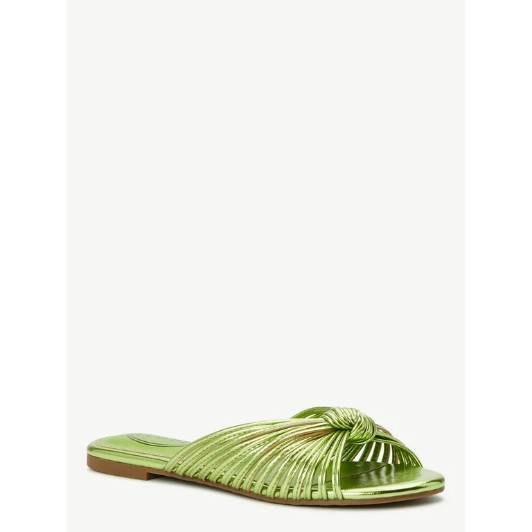 Scoop Women's Braided Knot Slide Sandal | Walmart (US)