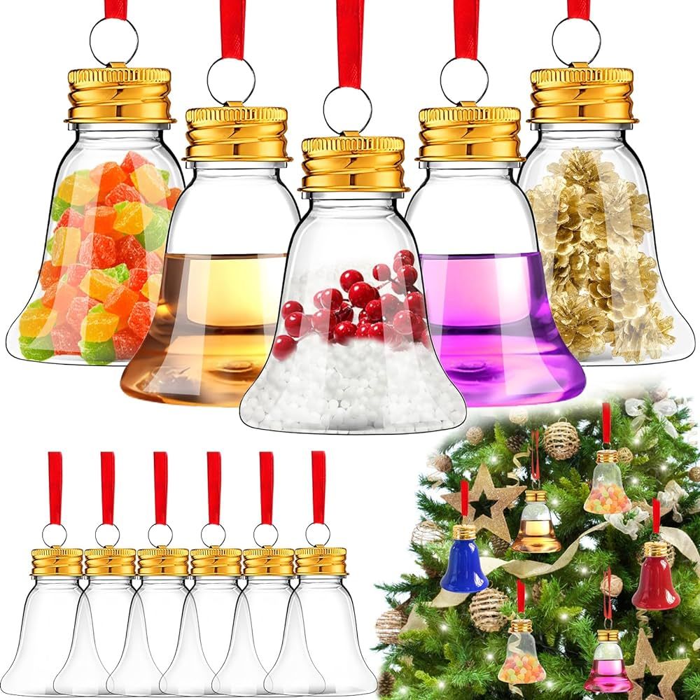 30Pcs Clear Christmas Ornaments Balls,Christmas Booze Balls,Christmas Tree Hanging Ornaments,Clea... | Amazon (US)