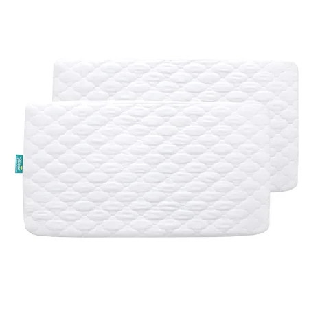 Biloban Crib Mattress Protector Waterproof (2pack), for 52"" × 28"" Standard Crib, Ultra Soft Toddle | Walmart (US)