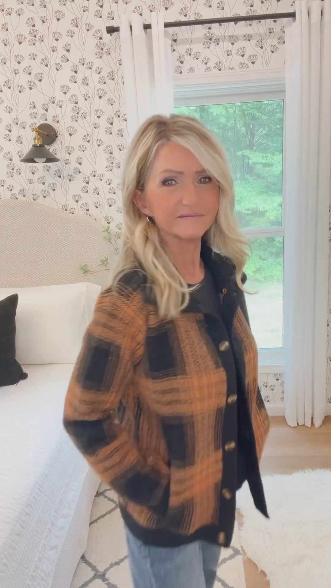 Such a nice-quality cardigan for fall! 🍂 I love the plaid pattern, button-up front, and roomy pockets. It’s perfect for layering over a simple tee and pairing with jeans for an easy everyday outfit.

Shop the complete look here or through my Amazon Storefront.#LTKStyleTip #FallStyle #PlaidCardigan

#LTKSeasonal #LTKOver40