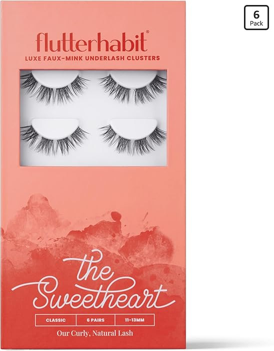 Sweetheart (1.0) Doll-Eyed Lash Clusters for Women, Salon Quality At Home Eyelashes Extension Kit... | Amazon (US)