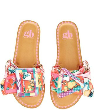 GB Girls' Jaxson Printed Buckle Flat Sandals (Youth) | Dillard's | Dillard's