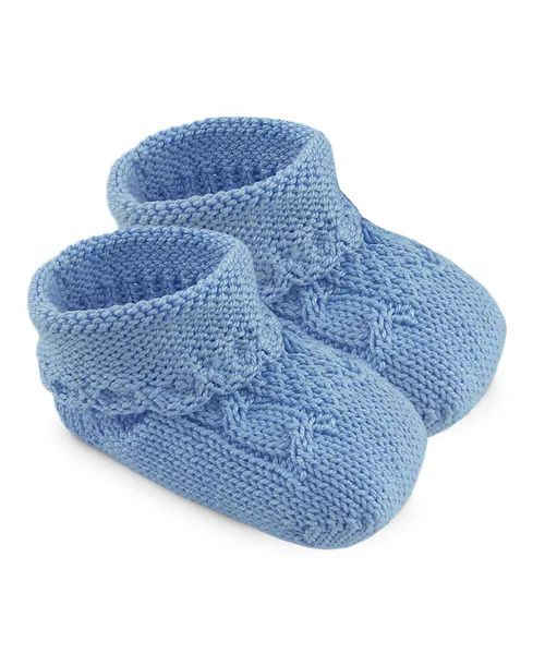 Cable Knit Baby Booties | JoJo Mommy