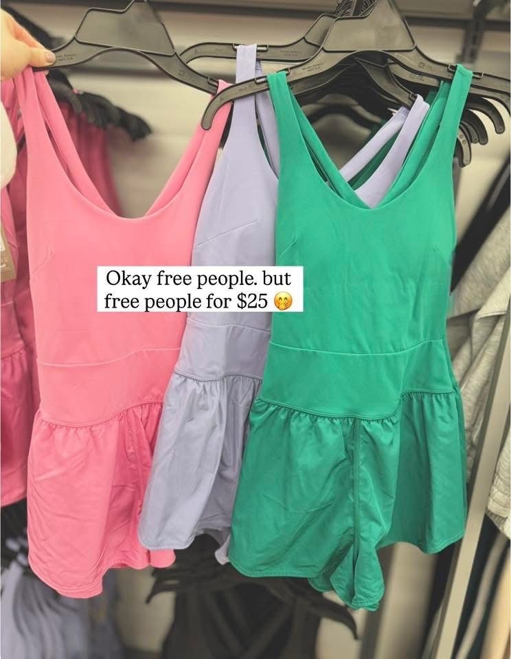 Free people dupe at Walmart 🥰 These are perfect for Spring - The perfect bodysuit/romper! Athletic wear, summer wardrobe, spring fashion finds

#LTKmomlife #LTKSaleAlert #LTKActive