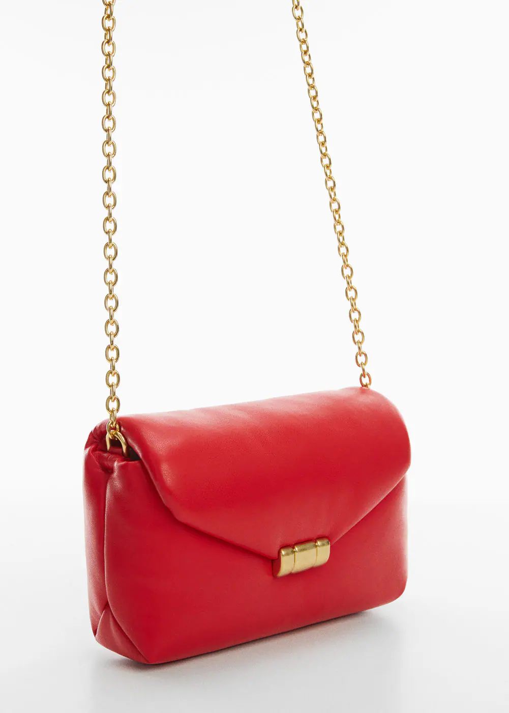 Quilted bag with chain handle -  Women | Mango USA | MANGO (US)