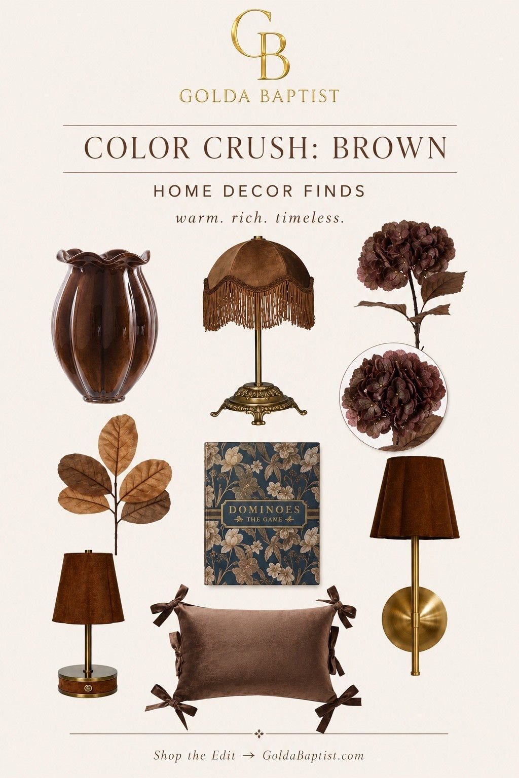 New Home Decor Finds- Color Crush Brown

#LTKHome #LTKvlog #LTKSeasonal