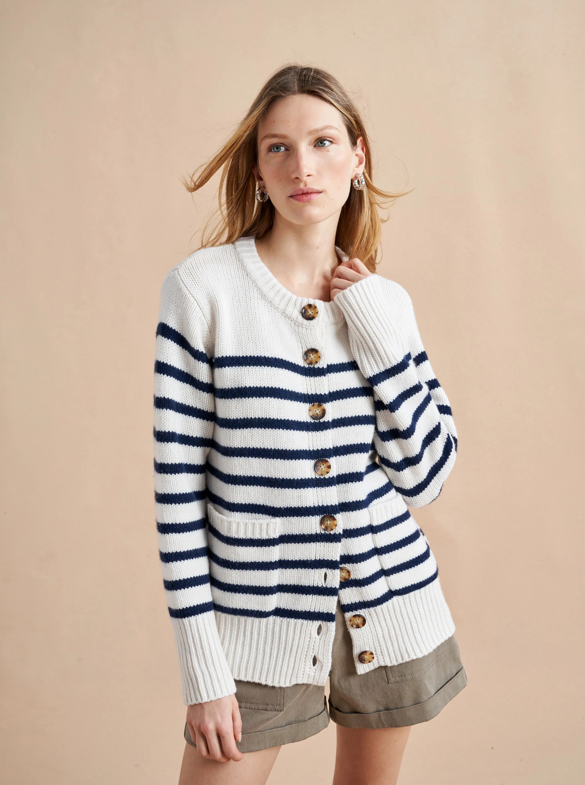 Marin Cardigan Stripe | La Ligne NYC | La Ligne