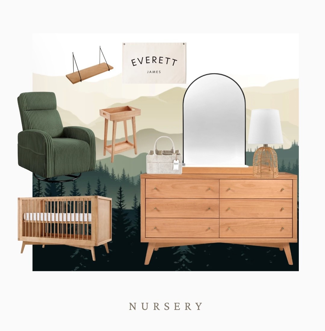 Baby boy’s mountainous nursery! Furniture set is simplynursery.com and wallpaper is Wall Blush! 

#LTKKids #LTKBaby #LTKBump