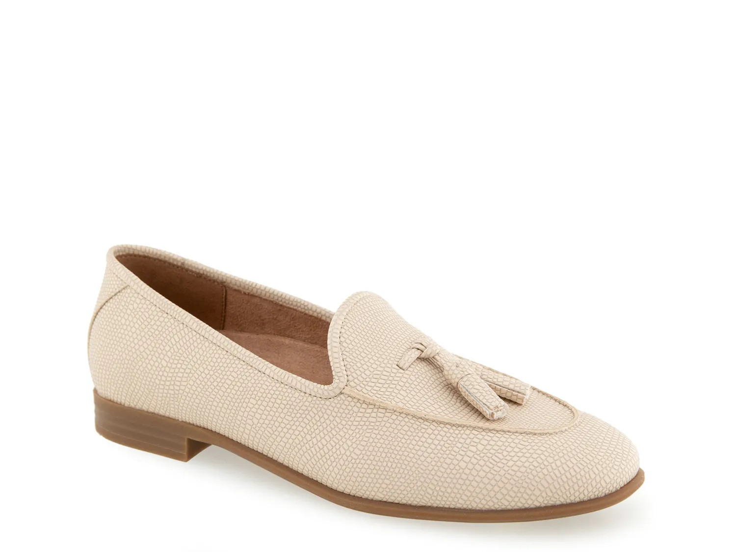 Aerosoles Wuster Loafer | Women's | Beige Lizard Print | Size 8.5 | Loafers | DSW